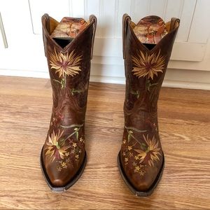 Old Gringo Ellie Floral Boots - Ladies 10.5 - New